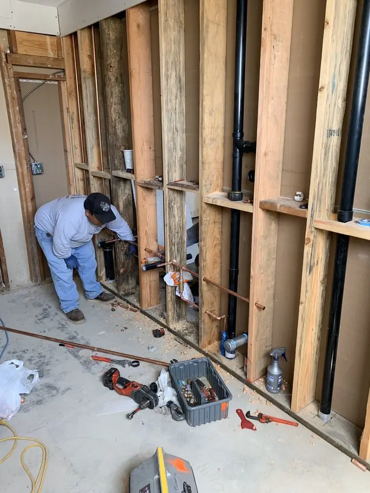 Commercial rough-in plumbing for Water Heater Replacement in Lake View District